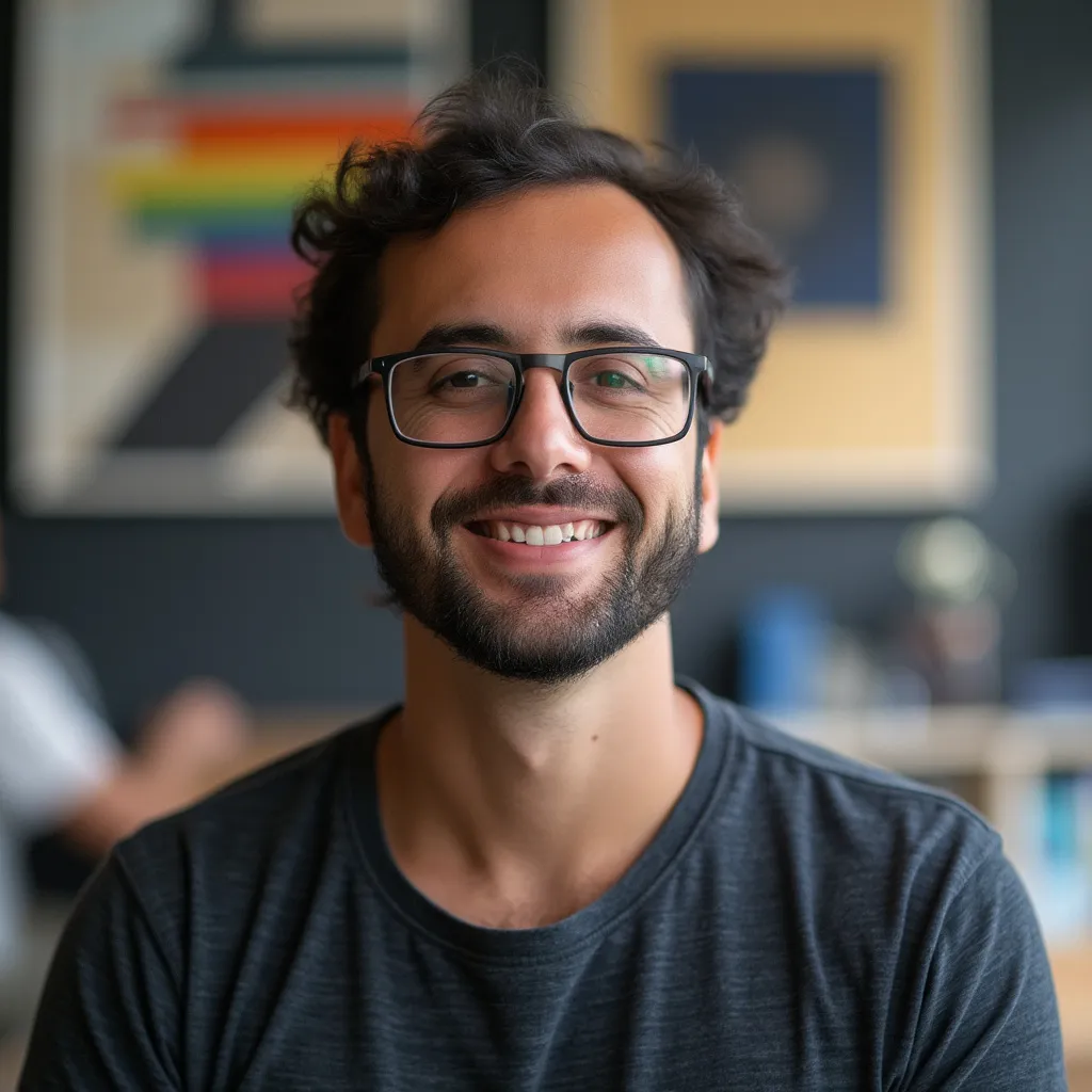 Foto de Lucas Almeida, Designer de UX Sênior e Mentor